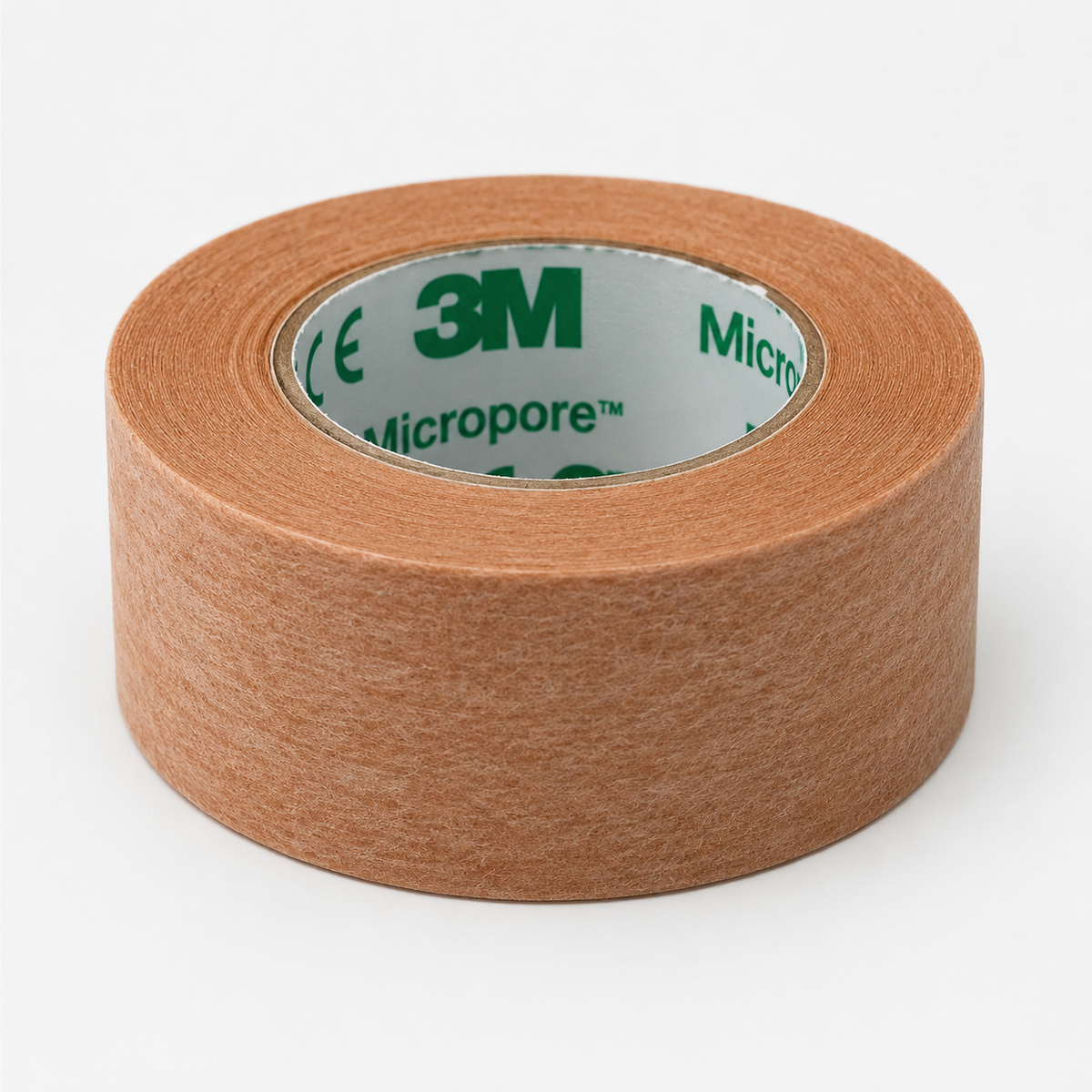 Micropore Tan Tape 2.5cm x4 + Sterile Non Woven Swabs 7.5cm x10