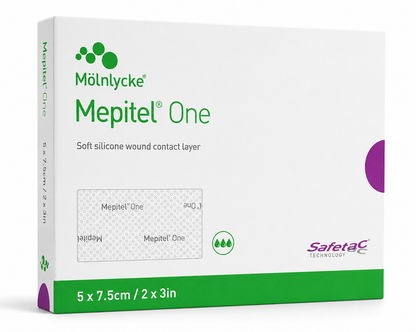 Mepitel One 5x7.5cm Box of 10 | Silicone Wound Contact Dressings