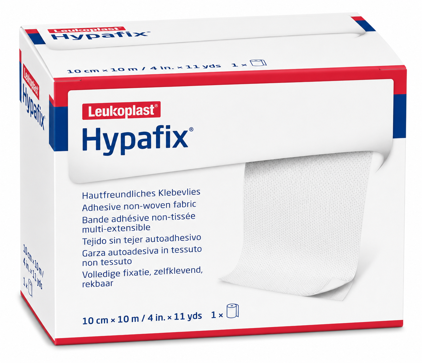 Hypafix 10cm x 10m | Self Adhesive Fixation Tape Dressing Retention