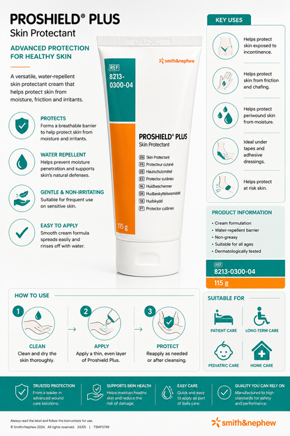 Proshield Plus Skin Protectant Cream 115g | Barrier Moisturising Cream