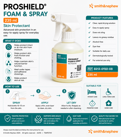 Proshield Skin Protectant Spray 235ml | Barrier Spray for Skin Protection