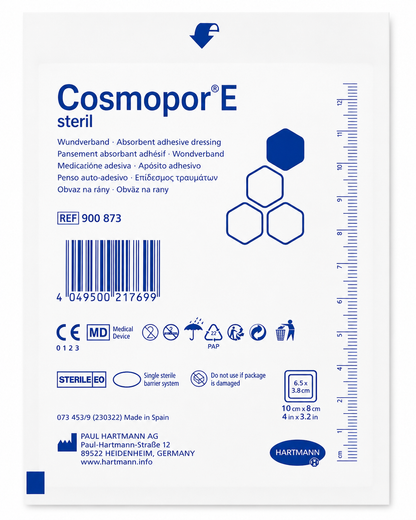 Cosmopor E 10x8cm Box of 25 | Sterile Adhesive Wound Dressings