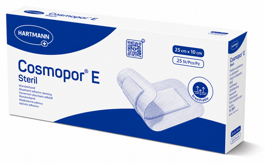 Cosmopor E 25x10cm Box of 25 | Sterile Adhesive Wound Dressings