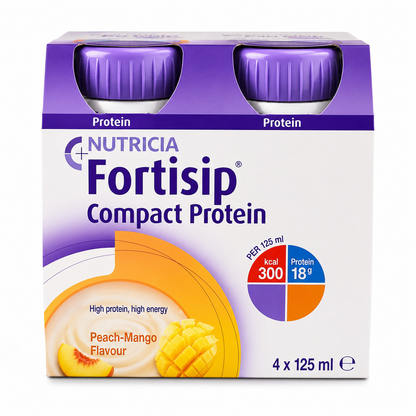 Fortisip Compact Protein Peach Mango 125ml x24 | Nutritional Drink Case