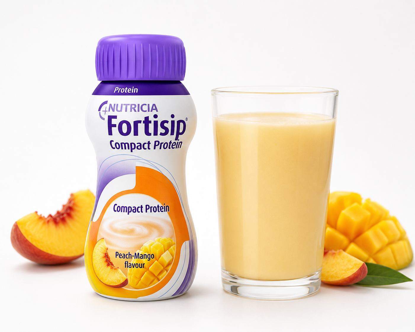 Fortisip Compact Protein Peach Mango 125ml x24 | Nutritional Drink Case