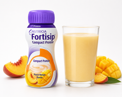 Fortisip Compact Protein Peach Mango 125ml x24 | Nutritional Drink Case