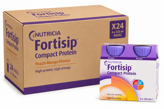 Fortisip Compact Protein Peach Mango 125ml x24 | Nutritional Drink Case