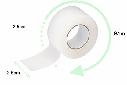 Transpore Tape 2.5cm Pack of 4 | Transparent Medical Surgical Tape