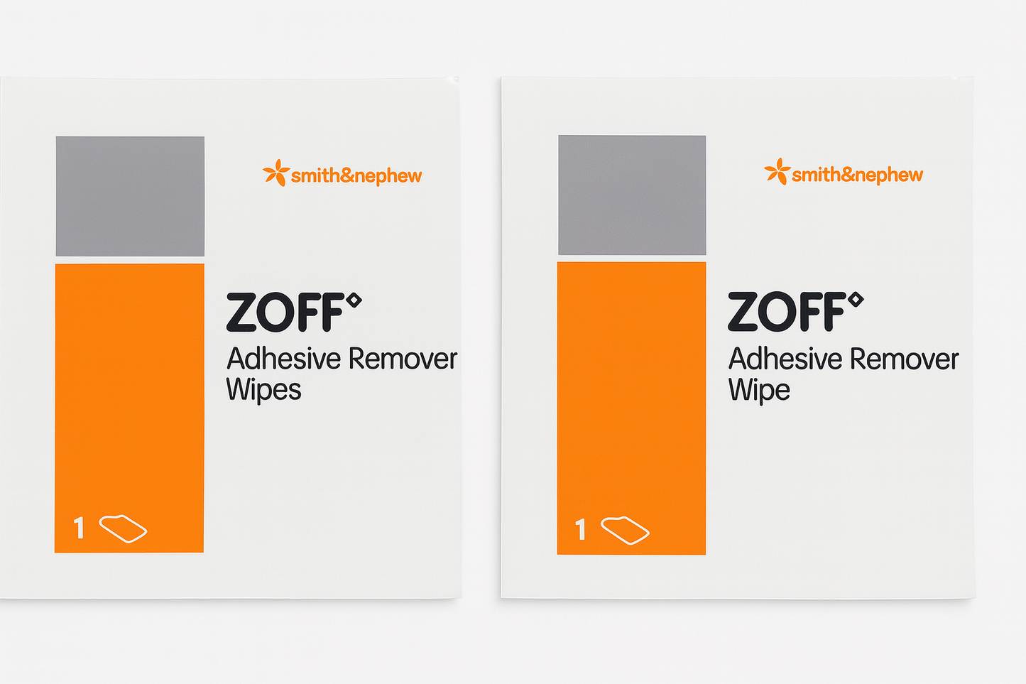 Zoff Adhesive Remover Wipes Box of 20 | Medical Adhesive Removal Wipes
