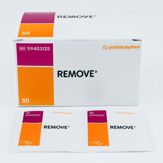 Remove Adhesive Remover Wipes Box of 50 | Medical Adhesive Removal Wipes