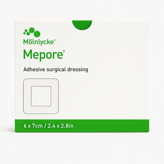 Mepore 6x7cm Box of 60 | Sterile Self Adhesive Wound Dressings