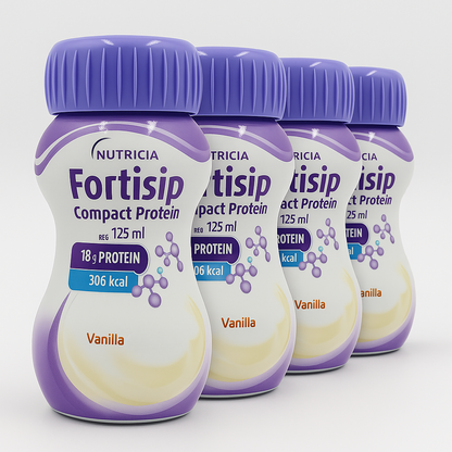 Fortisip Compact Protein Vanilla – 125ml Bottles (Case of 24)