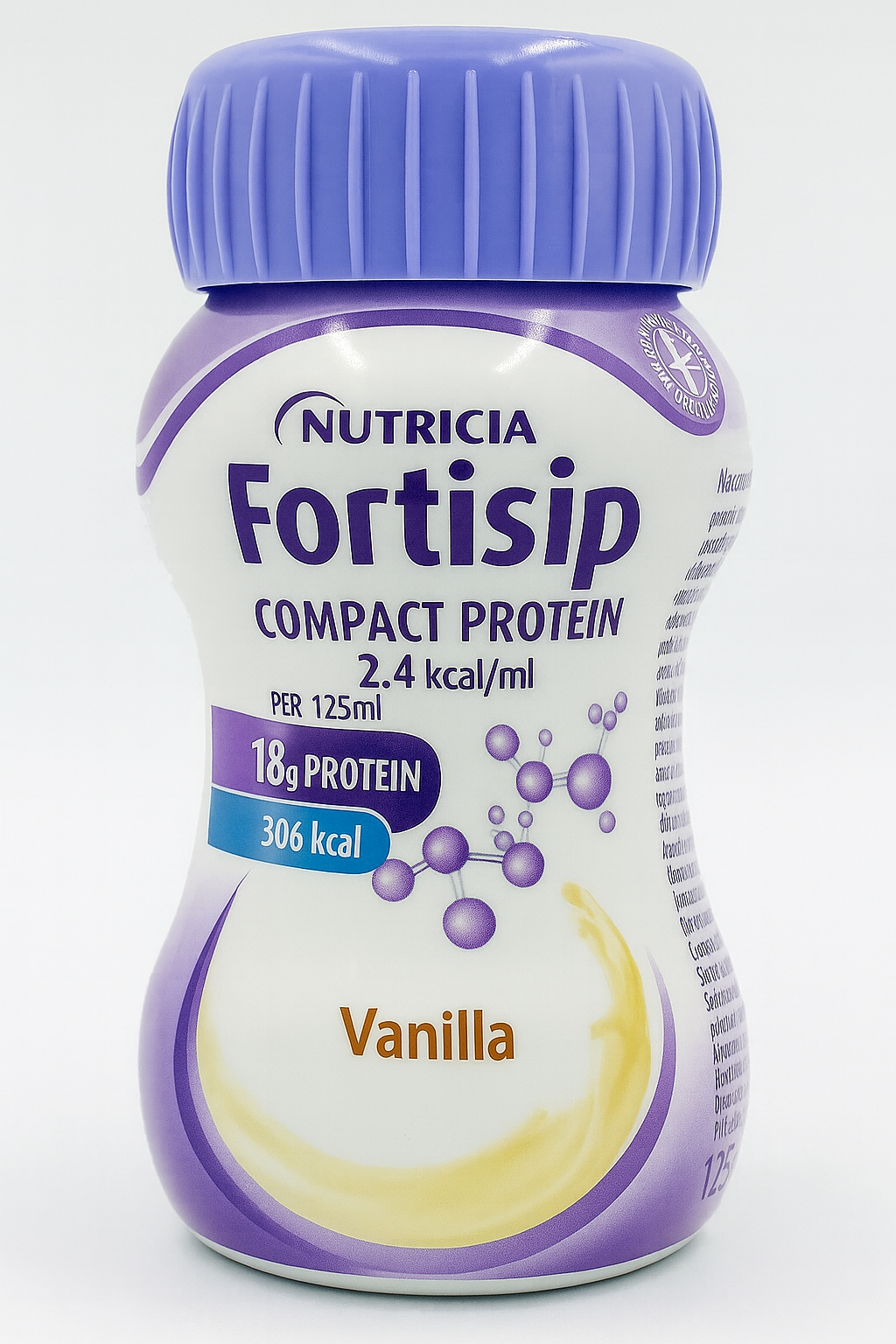 Fortisip Compact Protein Vanilla – 125ml Bottles (Case of 24)