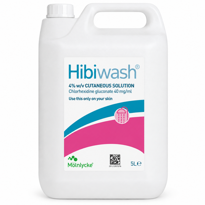 Hibiwash Antimicrobial Skin Cleanser 5 Litre Container