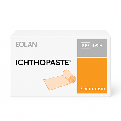 Ichthopaste Zinc Paste Bandage – 7.5cm x 6m