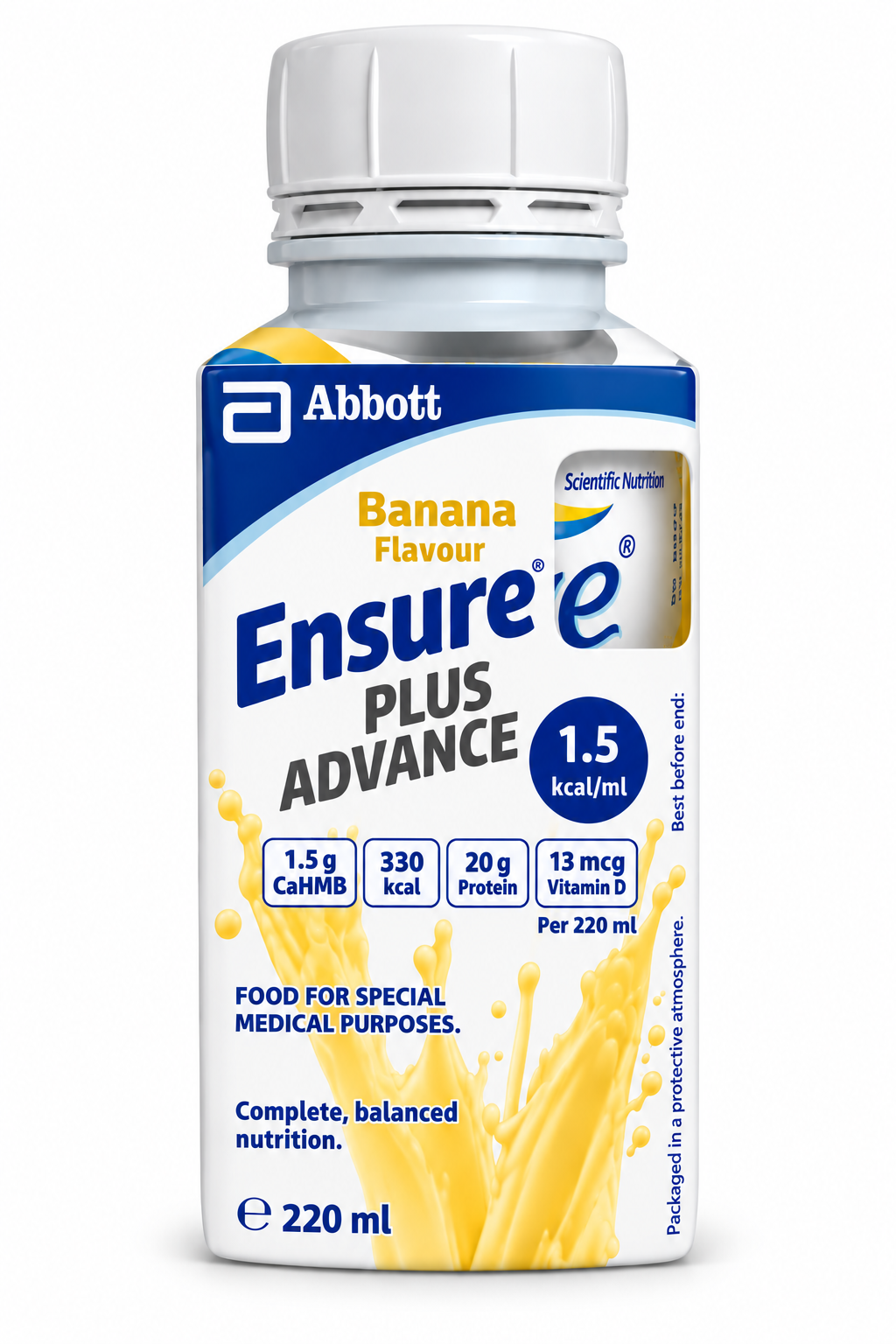 Ensure Plus Advance – Banana Flavour – 220ml – Full Case of 24 Bottles