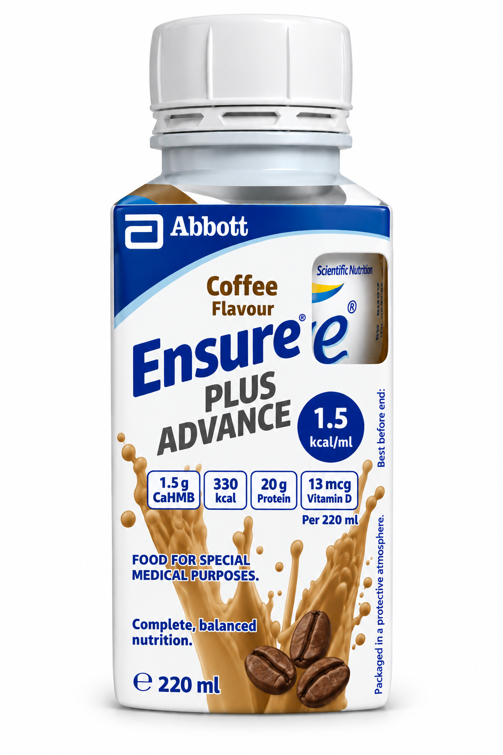 Ensure Plus Advance – Coffee Flavour – 220ml – Full Case of 24 Bottles