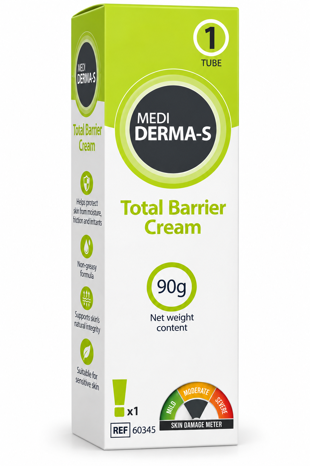 Medi Derma-S Total Barrier Cream 90g Tube | Moisture Skin Protection Cream