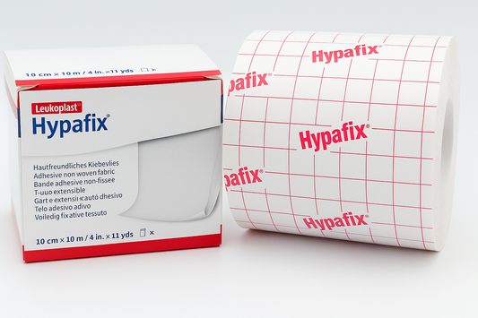 Hypafix 10cm x 10m | Self Adhesive Fixation Tape Dressing Retention