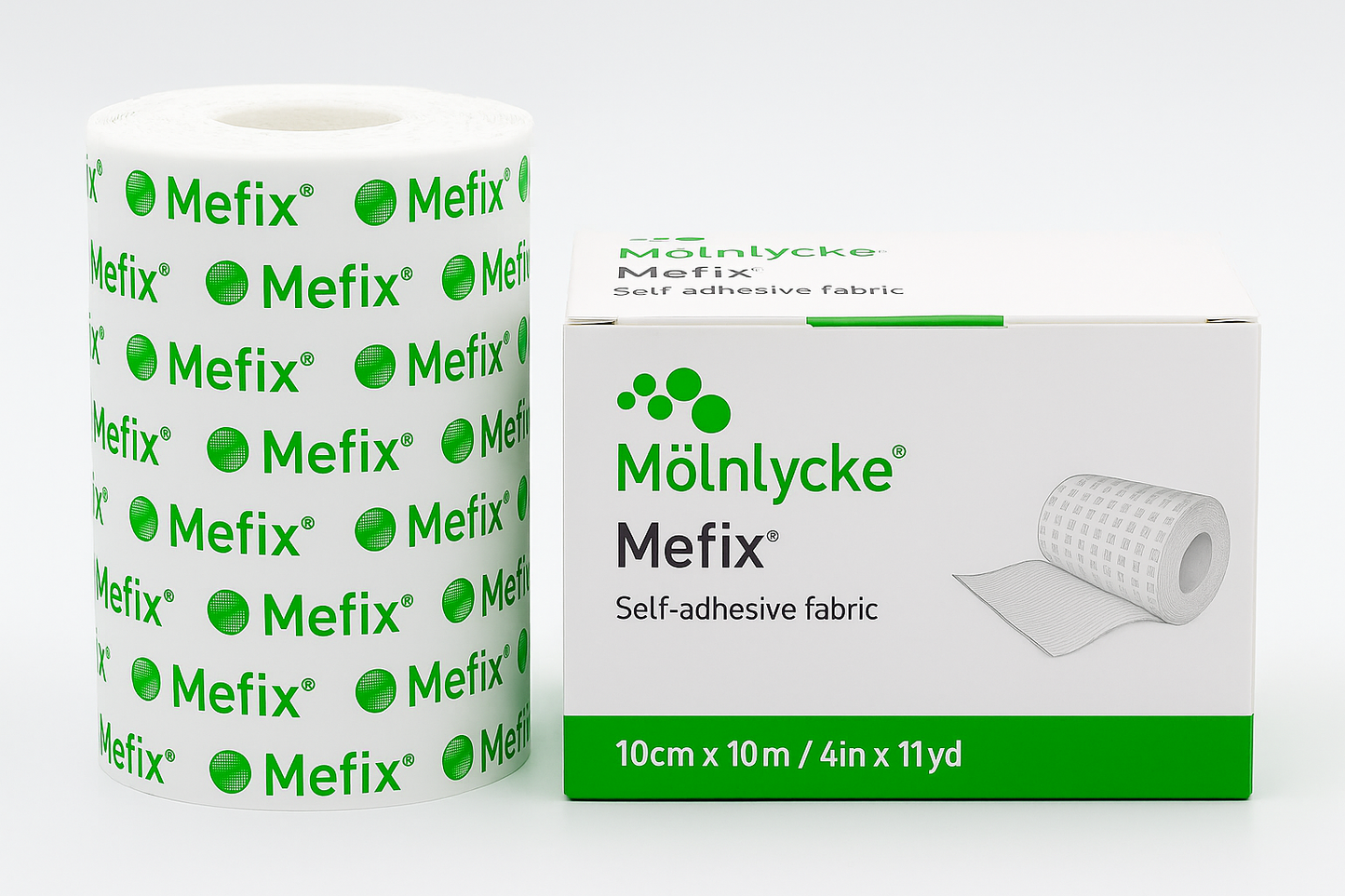 Mefix 10cm x 10m | Self Adhesive Fabric Fixation Tape Dressing Retention