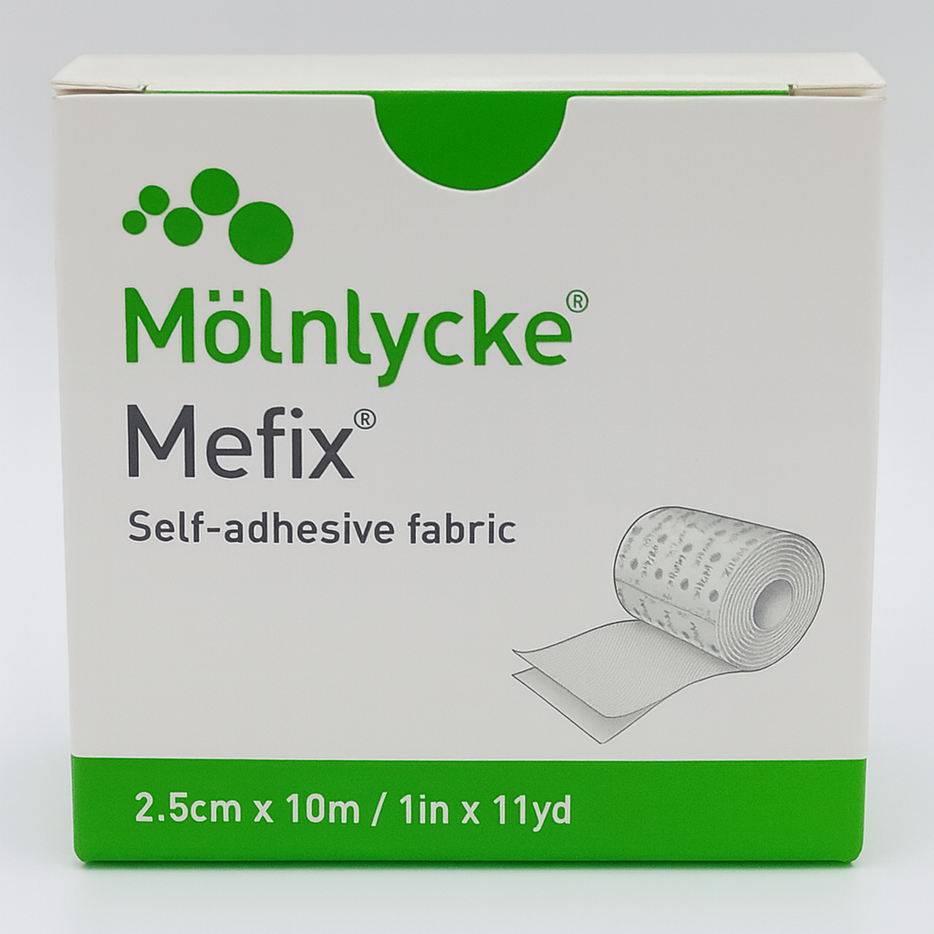 Mefix 2.5cm x 10m | Self Adhesive Fabric Fixation Tape Retention