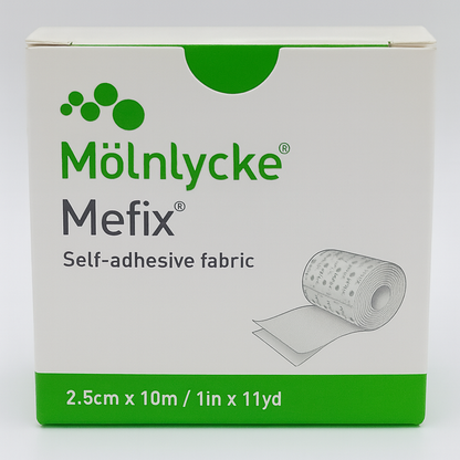Mefix 2.5cm x 10m | Self Adhesive Fabric Fixation Tape Retention