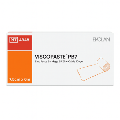 Viscopaste PB7 Zinc Paste Bandage – 7.5cm x 6m