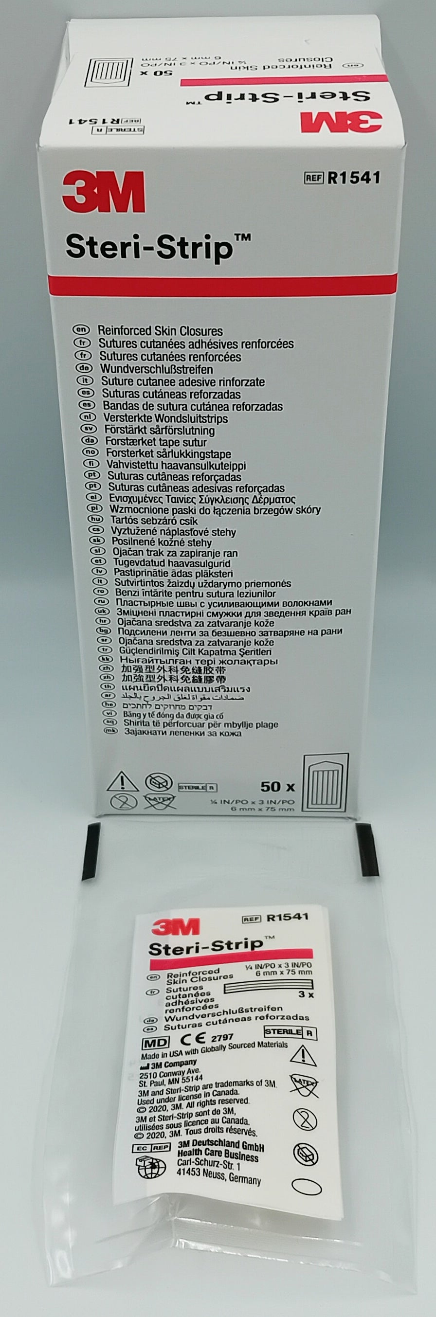 Steri Strip R1541 6mm x 75mm Box of 50