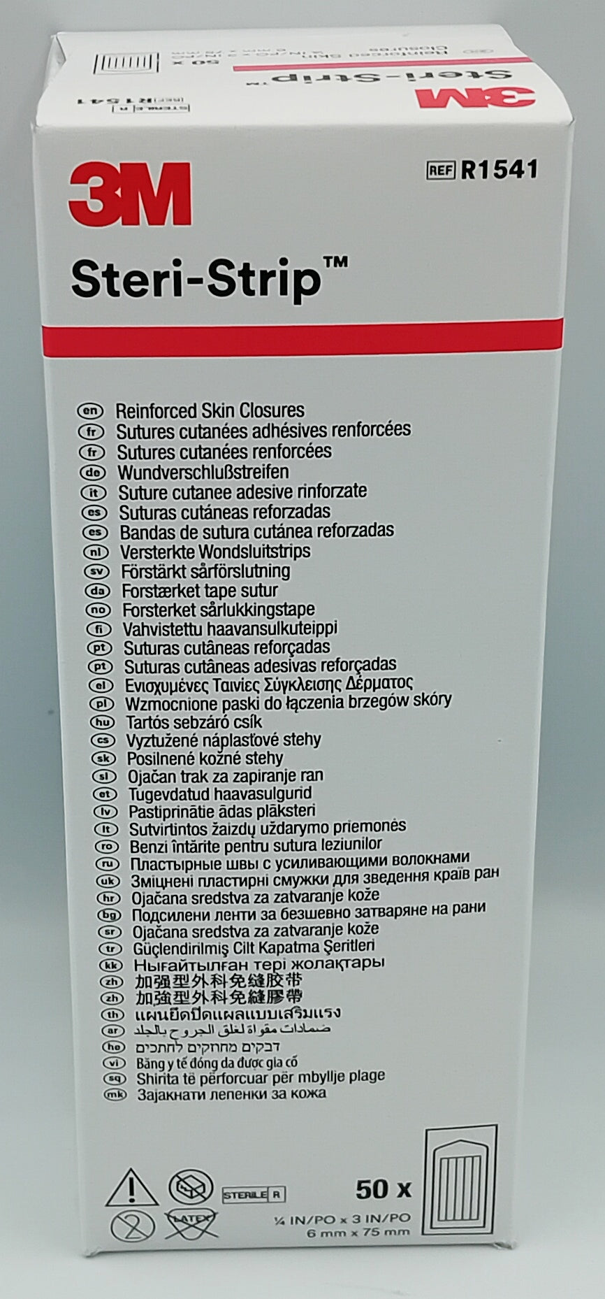 Steri Strip R1541 6mm x 75mm Box of 50
