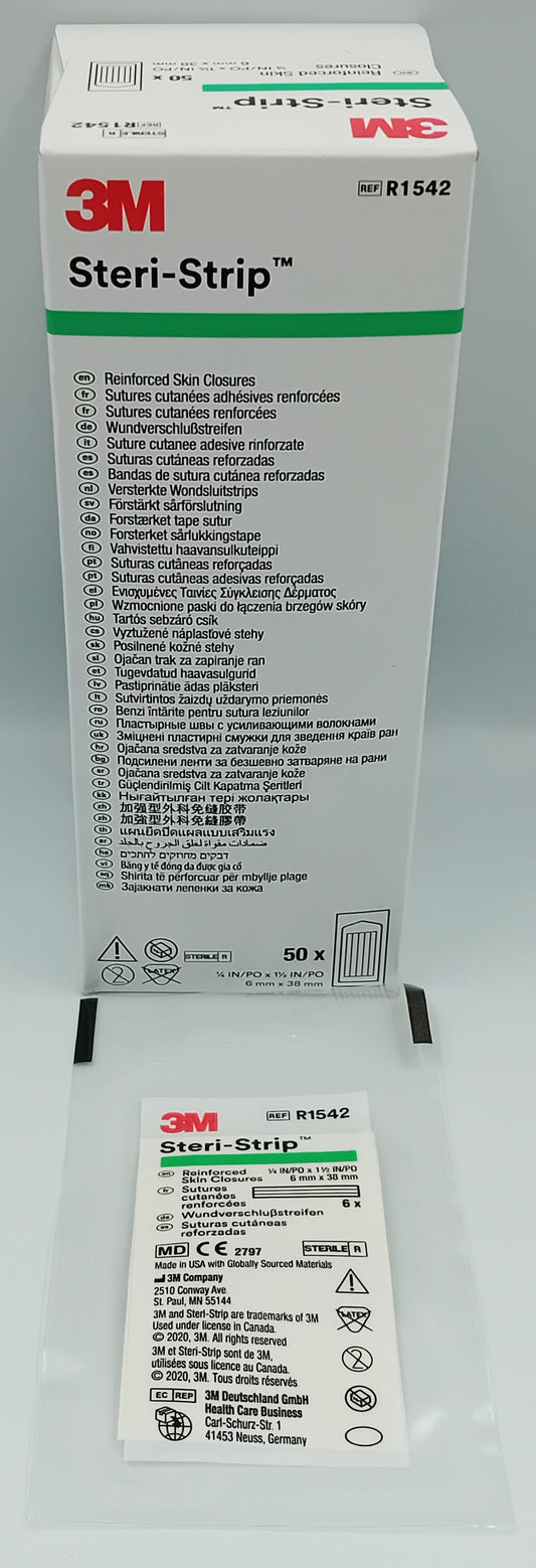 Steri Strip R1542 6mm x 38mm Box of 50