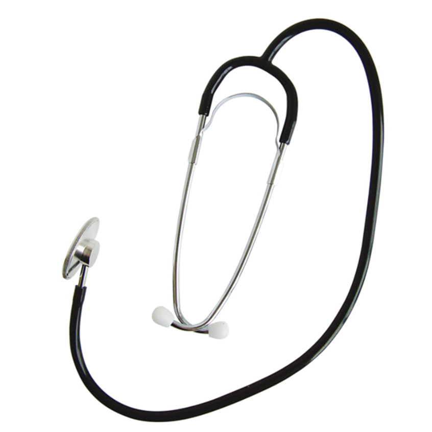 Universal Single Head Stethoscope Black | Medical Diagnostic Listening Aid