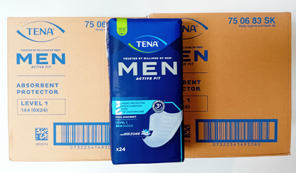TENA Men Level 1 Pack of 24 - Single Pack or Case