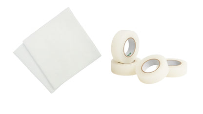 Transpore Tape 1.25cm x4 + Sterile Non Woven Swabs 7.5cm x10