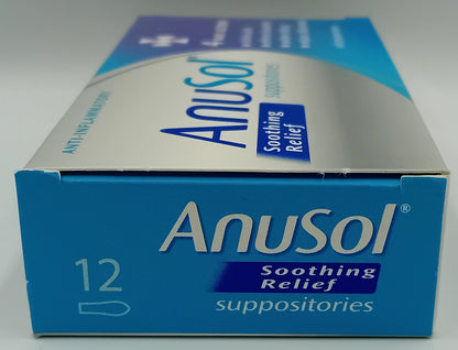 Anusol Soothing Relief Suppositories – Box of 12