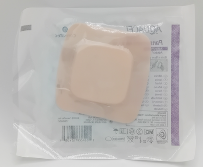 Aquacel Foam Adhesive 8cm x 8cm - Box of 10 - Sterile Wound Dressings