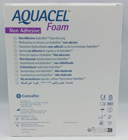 Aquacel Foam Non-Adhesive Dressings 10cm x 10cm - Box of 10 | Sterile Wound Care