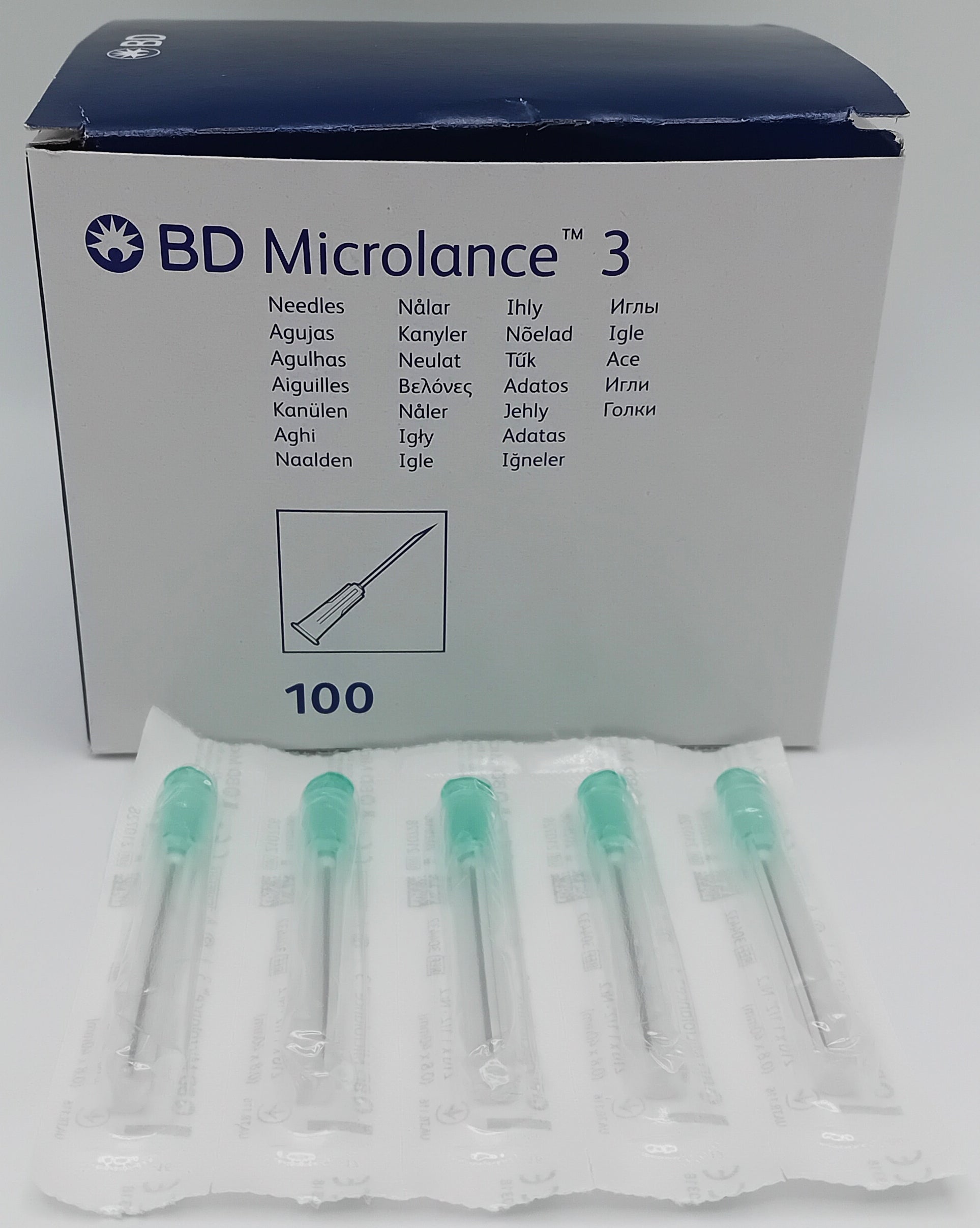 Bd Microlance Color Microlance Needle Green 21G – Box of 100 – MediSale