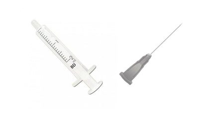 BD 2ml Syringe + Needles Colour/Size to Choose From