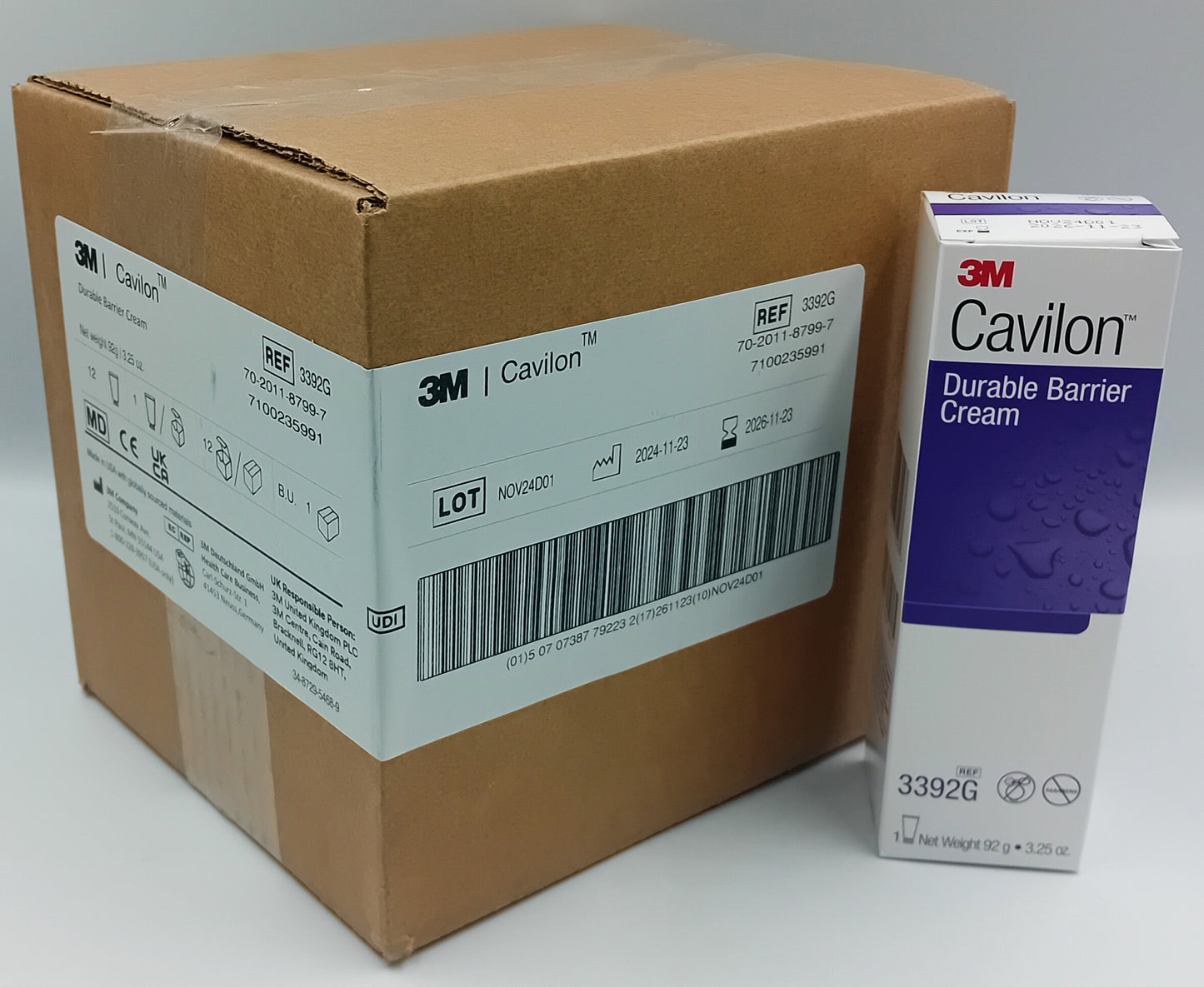 Cavilon Durable Barrier Cream 92g – Box of 12 Tubes