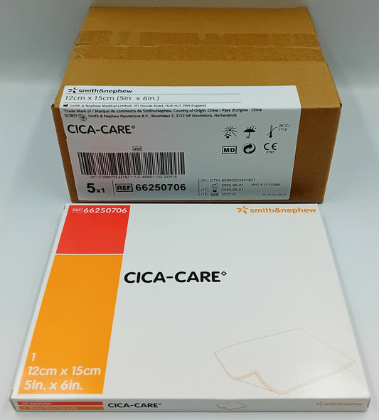 Cica-Care Silicone Gel Sheet 12cm x 15cm – Box of 5 (Case)