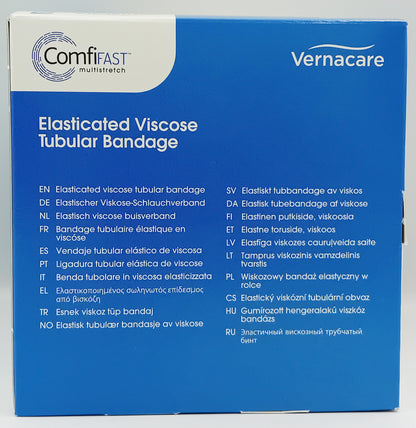 Comfifast Elasticated Viscose Tubular Bandage – Blue 7.5cm x 10m