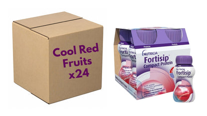 Fortisip Compact Protein Cool Red Fruits 125ml x24 | Nutritional Drink
