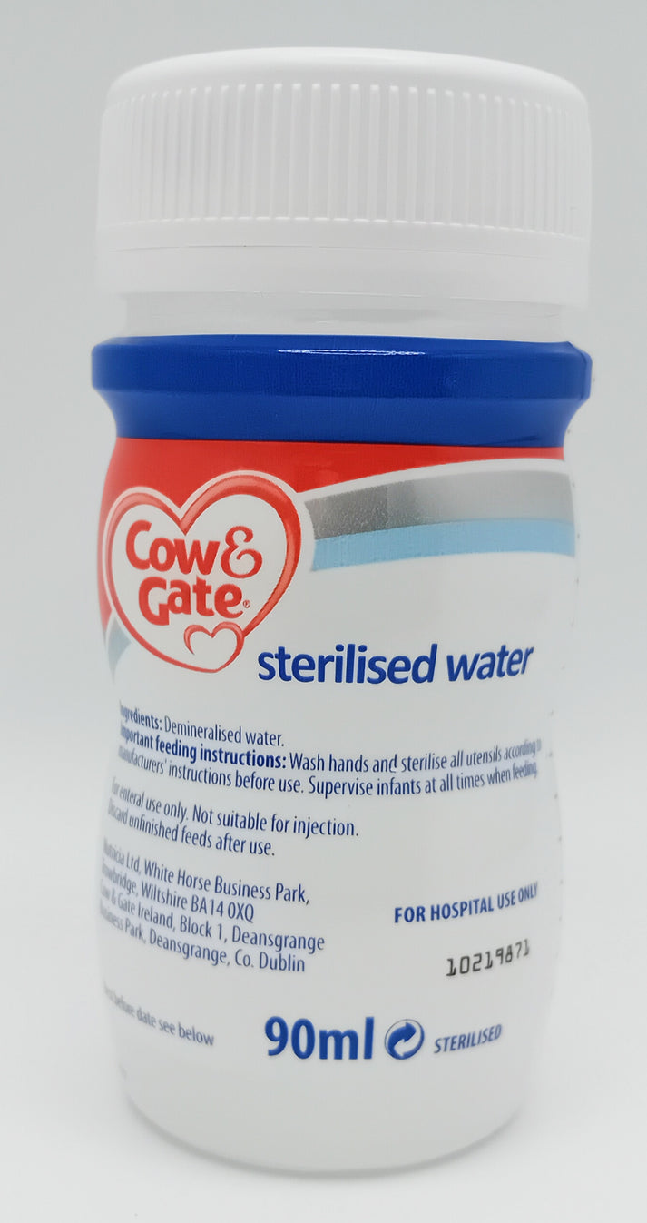 Cow Gate Sterilised Water 90ml Box Of 24 Bottles MediSale cow-gate-sterilised-water-90ml-box-of-24-bottles-medisale