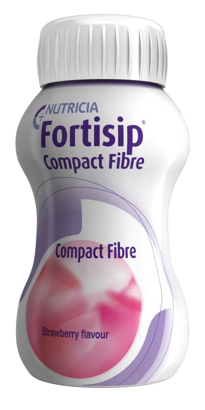 Fortisip Compact Fibre – Strawberry – 125ml – Case of 24