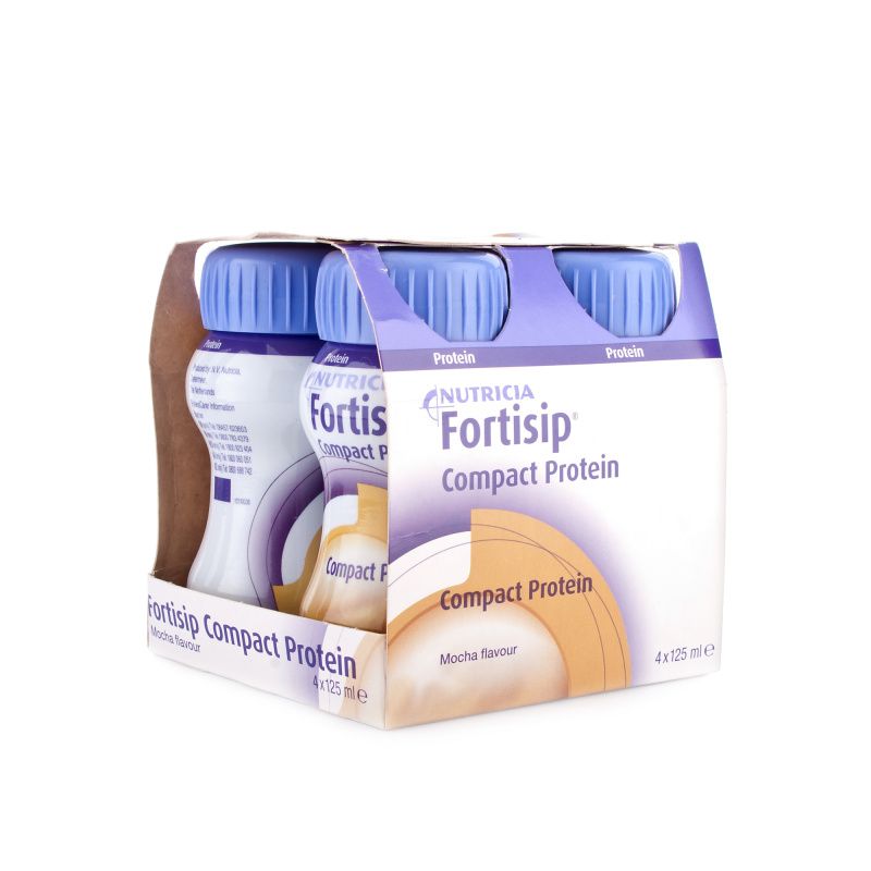 Fortisip Compact Protein Mocha – 125ml Bottles (Case of 24)