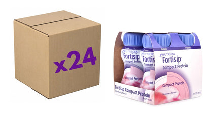 Fortisip Compact Protein Strawberry – 125ml Bottles (Case of 24)