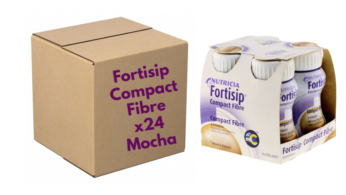 Fortisip Compact Fibre – Mocha – 125ml – Case of 24