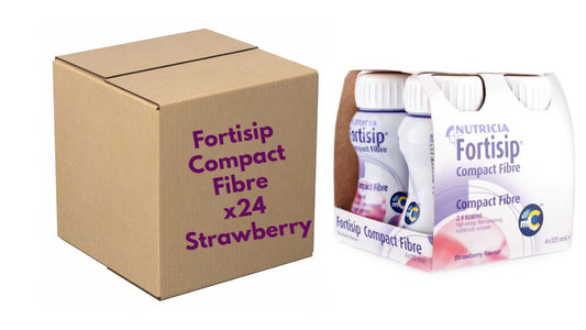 Fortisip Compact Fibre – Strawberry – 125ml – Case of 24