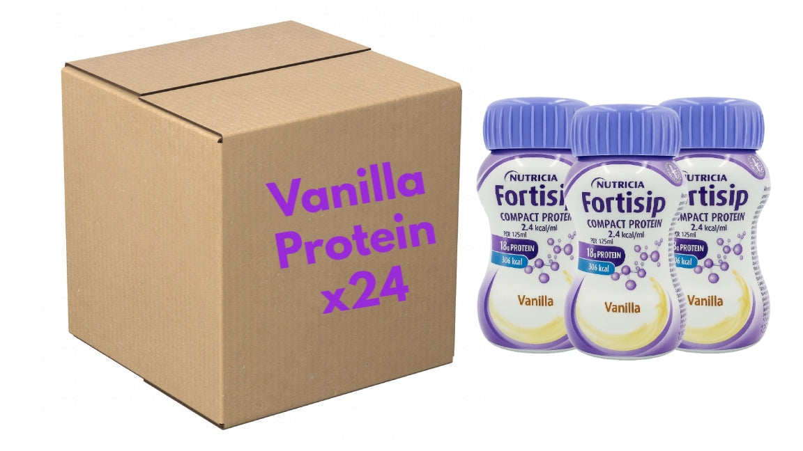 Fortisip Compact Protein Vanilla – 125ml Bottles (Case of 24)