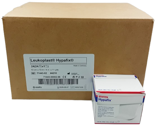 Hypafix Adhesive Retention Tape 10cm x 10m – Case of 24 Rolls